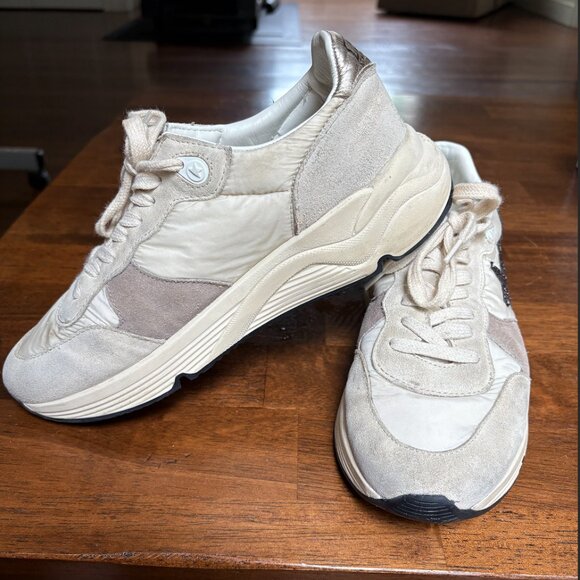 Golden Goose Running Sneakers Size 8.5 - Picture 2 of 3